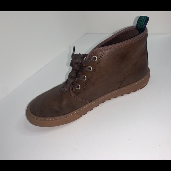 Polo Ralph Lauren boys brown leather boots sz.5 - Picture 5 of 13